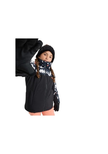 Roxy Galaxy Gırl Jk Kız Çocuk Anthracite - Plaid 2 Snowboard Ceketi Ergtj03200-6457 Siyah