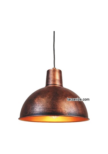 Tarzavize Trt19 Dekoratif Bakır Eskitme Retro Sarkıt Avize