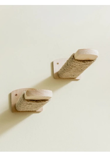 Go Cats Duvara Monte Ştiridotlu Kedi Tırnak Törpüsü 2 Basamaklı Jüt 388207956