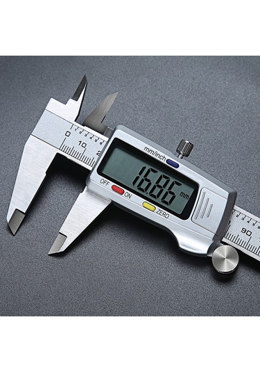 Jeemson Stainless Steel Dijital İç-iç Dönümölçer 0-150mm, 0.01mm Çözünürlük, 0.04mm Doğruluk, Pil Dahil