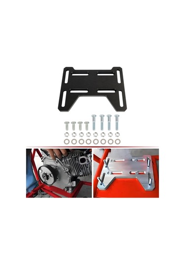 Suntek Gx154 Aksesuarları Için Motor Montaj Plakası Adaptörü Siyah