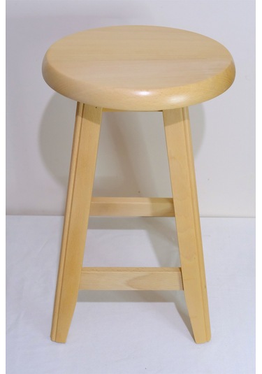 Ahşap Tabure 45 Cm Şık Ve Dayanıklı Natural