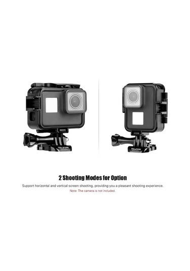 Ebitda Telesın Koruyucu Çerçeve Montaj Kenar Kutu Spor Kamerası Kabuk Kutu Hızlı Salınım Klipsi Vida Aksesuarları Değiştirme Gopro Hero 7 Black/6/5 Aksiyon Kamerası İçin Çok Renkli Çok Renkli