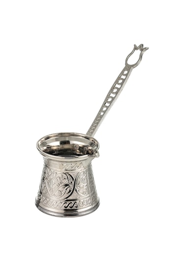 Polochef Zamak 2 Kahve Cezvesi Gümüş Renk 100 Ml. 2 Kişilik