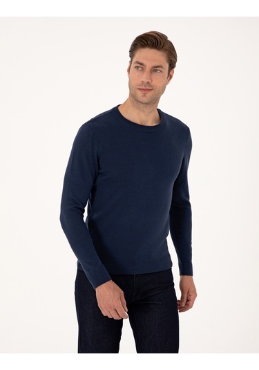 Pierre Cardin Erkek Açık Lacivert Kazak /triko 50314192-vr059 Açık Lacivert