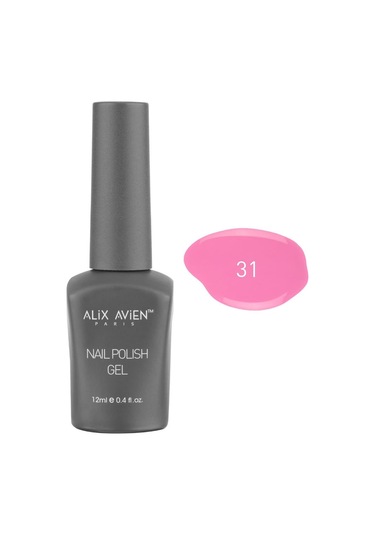 Alix Avien Uv Kalıcı Şeker Pembe Jel Oje 31 Gel Polish 12 Ml