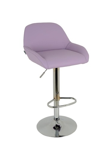 Bürocci Texas Bar Taburesi - Lila Deri - 9506S0114 Çok Renkli