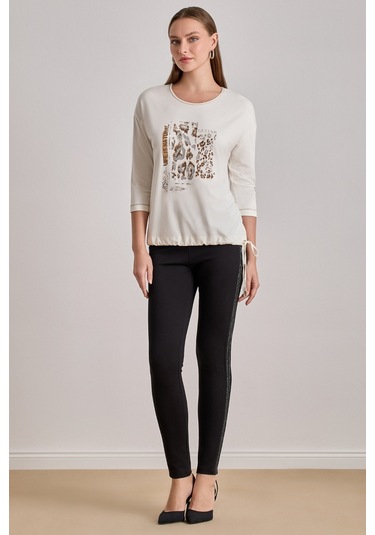 Spor Siyah Örme Tayt SiYAH