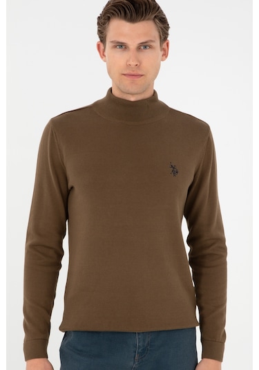 U.s. Polo Assn. Erkek Haki Kazak /triko 50293499-vr027 Haki