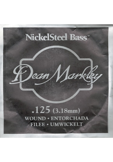 Dean Markley Nickel Steel Bass .125 Bas Gitar Tek Tel
