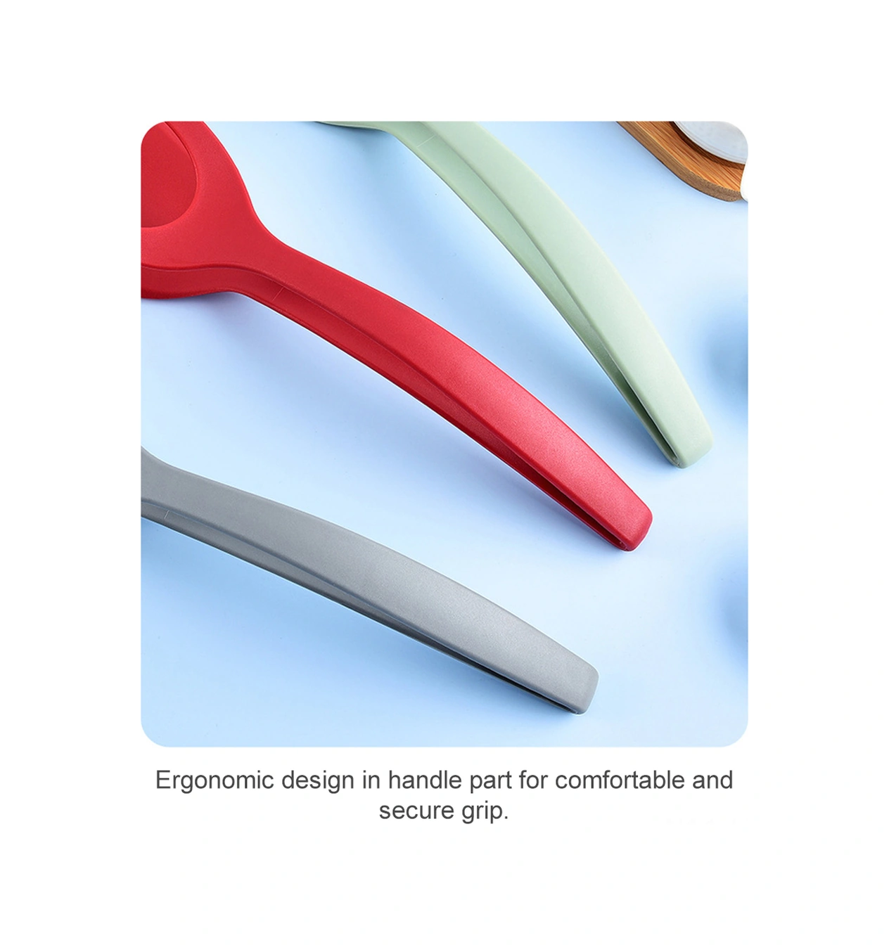 Youtek Siyah Nylon 2'li Fırçak Ve Makas - Izgara, Omlet, Burger, Pancake İçin Isı Dayanıklı Mutfak Aleti