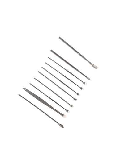 Paslanmaz Çelik Spiral Kulak Temizleyici, Taşınabilir Kulak Temizleme Çubuğu, Kaşık, Kulak Kiri Temizleme Seti