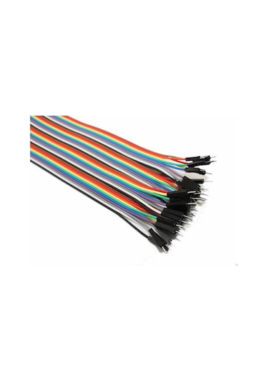 Jumper 40 Pin Ayrılabilen Erkek-Erkek M-M Kablo 200 MM