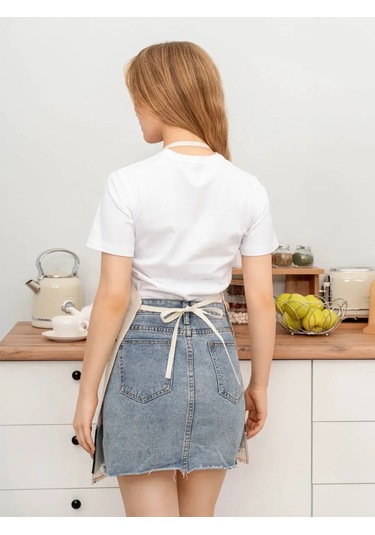 Kitchenfun Kadınlar İçin Mutfak Önlüğü, Şık Ve Eğlenceli. 200253957 Siyah