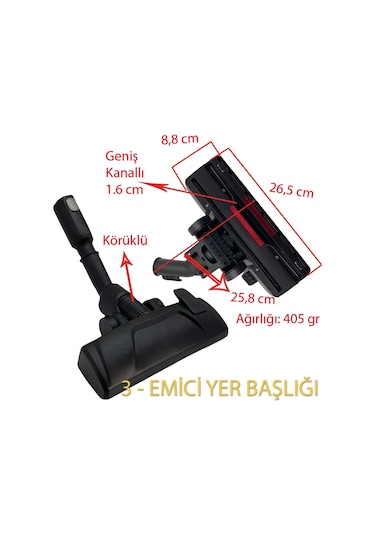 Electrolux Pure P9 Pd91-Anımt Süpürge Emici Yer Başlığı