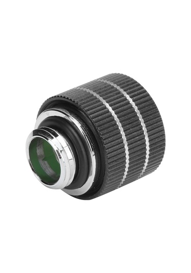 Xindoker Freezemod 12mm Petg/pmma Demir Boru Bağlantısı, Silikon Halka İle 20kg Düşme Engeli, G1/4 Erkek Diş, Bakır Gövde Siyah Hygkn-b12m