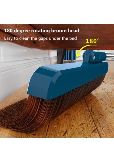 Sones Çift Taraflı Diş Kazıma Süpürge Ve Faraş Seti, Stil: Manyetik Mavi