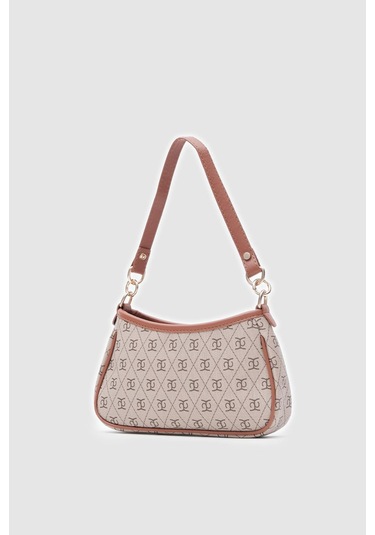 Farme Monogram Baget Ve Çapraz Çanta Taba Taba