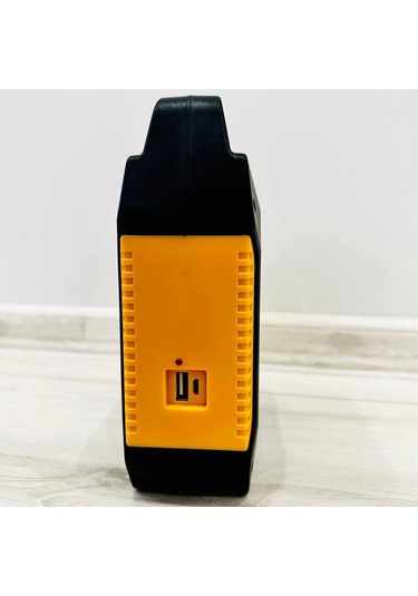 Yüksek Işık Kamp Feneri El Feneri Şarjlı Ve Güneş Enerjili 3w+1w Siyah - Yeşil