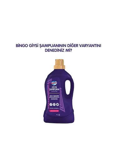 Bingo Giysi Şampuanı Canlandırıcı Etki 2 x 4 L