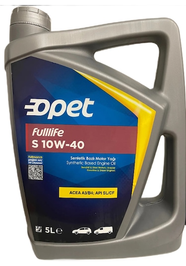 Opet Fulllife S 10W-40 Motor Yağı 5 L