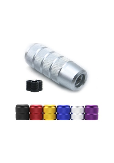 Reedark 95mm Kaymaz Vites Topuzu - Evrensel Araçlar İçin Yüksek Kaliteli Alüminyum Vites Kolu Mor