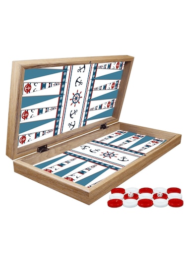 Klasik Marine Tavla Ürün Ölçüleri A : 48.0cm X 24.0cm X 6.5cm