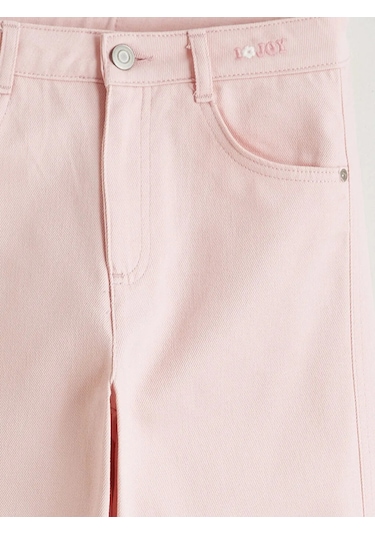 Lc Waikiki Pembe Wideleg Kız Çocuk Pantolon