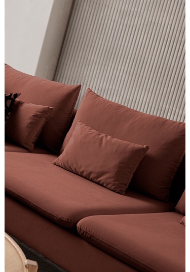 Flexy Köşe Koltuk Takımı Kiremit