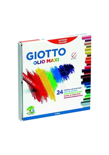 Giotto Olio Maxi - Yağlı Pastel Silindir 24 Renk – 293100