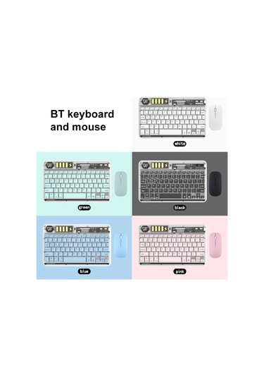 Jeemson Yeşil Renkli Kablosuz Klavye-fare Seti: Abs Malzeme, 10m Menzil, 400mah Pil, 5m Tuş Ömrü, Optik Teknoloji Diğer