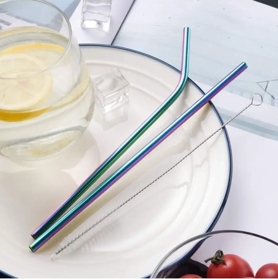 Black Drop İçecekler Ve Kokteyller İçin Yeniden Kullanılabilir Pipetler, 8 Adet 27413789