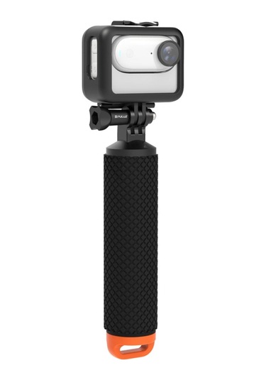 Ranyeek Insta360 Go 3 İçin Abs Malzeme Spor Kamera Korumalı Kutu - Siyah Korumalı Çerçeve + Sabit Somun + Taban Braket