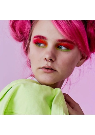 Spikes Titanyum Septum Halka Küpe, Daire Şeklinde Piercing Gülümseme 81794537 Siyah