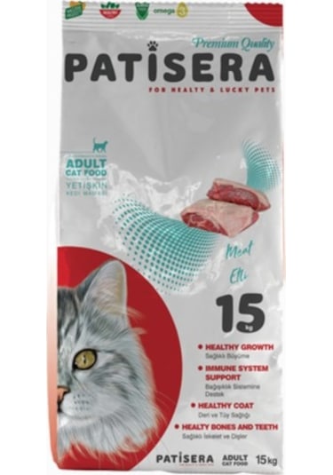 Patisera Etli Yetişkin Kedi Maması 15 KG