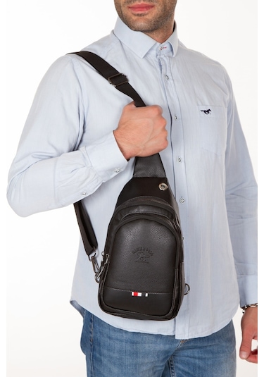 Siyah Vardy Göğüs Ve Omuz Çantası Çapraz Askılı Body Bag
