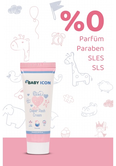 Baby Icon Organik Vegan Pişik Önleyici Ve Onarıcı Krem
