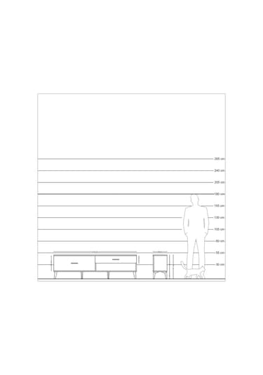 Arges Tv Ünitesi 2 Çekmeceli 176x30x51 Aytaşı-antrasit/çam Antrasıt/atlas Çam