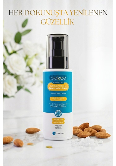 Bidoze Hydralight Nemlendirici & Beyazlatıcı Krem 100 Ml