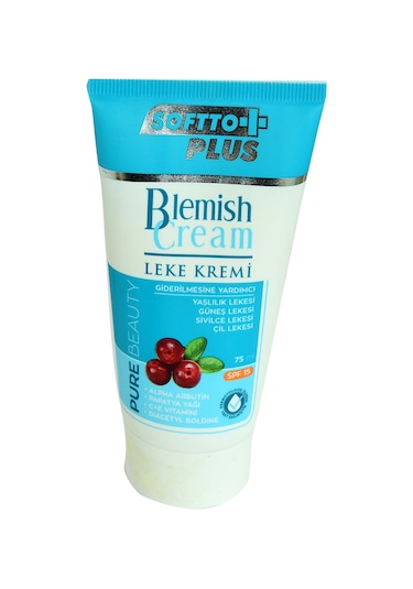 Softto Plus Leke Giderici Bitkisel Karışımlı SPF+15 Cilt Leke Kremi 75 ML