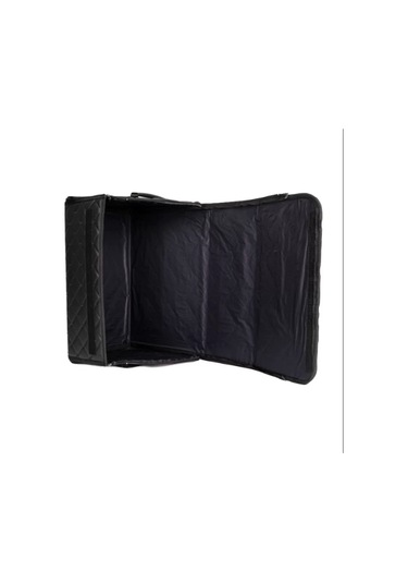 Oto Bagaj Organizeri Kapitone Deri Çanta Siyah Renk