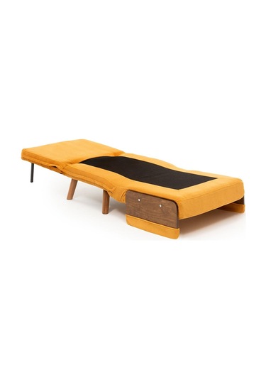 Pafu Cosmo Tekli Katlanır Yataklı Koltuk - Bohem Hardal Hardal