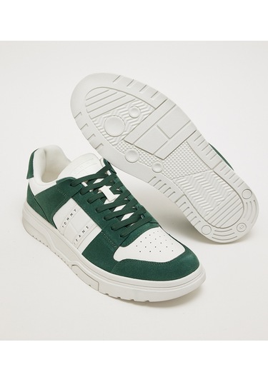 Tommy Hilfiger The Brooklyn Süet Erkek Sneaker Em0em01371mbf Green Yeşil