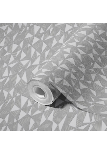 Adawall Omega 23204-3 Çizgili Modern Geometrik Desenli Düz Sade Duvar Kağıdı