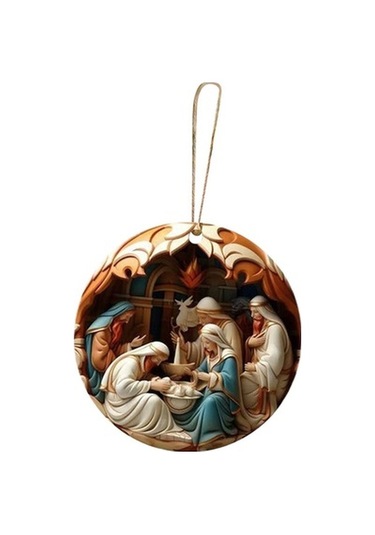 Lijinxu Noel Pencere Kolye Zanaat Noel Paskalya Tatili Stil C