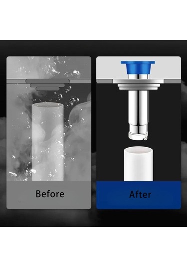 Suntek Kanalizasyon Çekirdek Çamaşır Küvet Duş Uzunluk-11cm