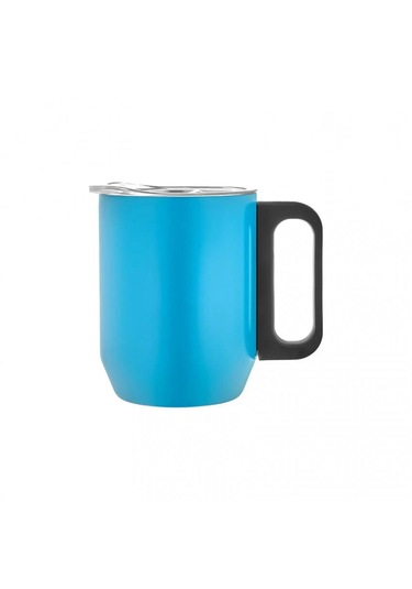 Forzacase 304 Paslanmaz Çelik 300 Ml 6 Saat Sıcak Soğuk Tutan Bardak Çay Kahve Su Termosu - Fc1132 Açık Mavi