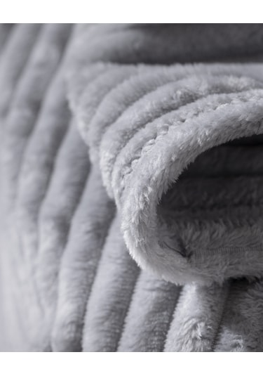 Corbeau Welsoft Düz Tv Battaniye - Gri 8684427293102 Gri