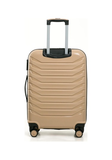Yefa Pp Polipropilen Kırılmaz Orta Boy Valiz Altın