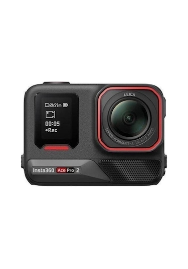Insta360 Ace Pro 2 Aksiyon Kamerası Motorcycle Bundle Siyah